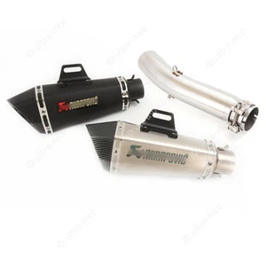 For Suzuki GSXR 600 750 2008-2010 Exhaust System Middle Pipe 51mm Muffler Escape - Picture 1 of 12