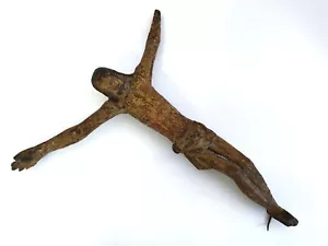 Talla representando a Cristo en madera policromada siglo XVII - Imagen 1 de 9