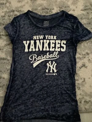 NY Yankles short sleeve girls shirt Size medium 10/12 Foto 1 de 3