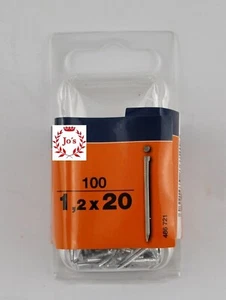 Drahtnägel 1,2x20mm Drahtstifte Stahlstifte Leistenstifte Sockelleistenstifte - Bild 1 von 2