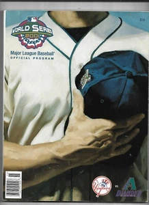 2001 New York Yankees vs Arizona Diamondbacks World Series Program----EX - Picture 1 of 2