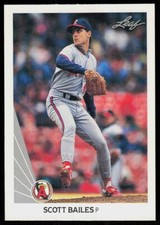 1990 Leaf Scott Bailes California Angels #380