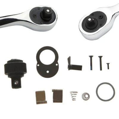 Accessory Spare Part Kit1/4'' 3/8' 1/2'' 72 Tooth Ratchet Socket Wrench Set - Image 1 of 4