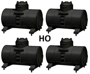 Spur HO - TANKCONTAINER 4er Pack wie abgebildet - schwarz - LNL-1957300 - Bild 1 von 2