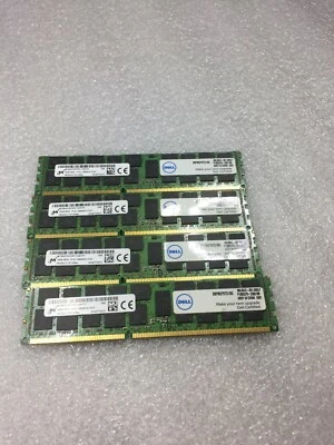 LOT OF 4 MICRON 16GB PC3-10600R ECC Server RAM MT36KSF2G72PZ-1G4E1FF FREE S/H - Image 1 of 4