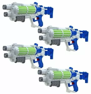 4 X Wasserpistole White Star Galaxy Wars Stormtrooper Pump Action Schießen 940 - Bild 1 von 4