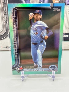 2025 Topps Kevin Gausman #88 Toronto Blue Jays AQUA RAINBOW FOIL - Picture 1 of 1