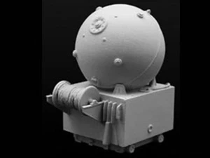ANDREA MINIATURES S5-A39 - GERMAN SUBMARINE MINE - 54mm RESIN + METAL KIT - Picture 1 of 3