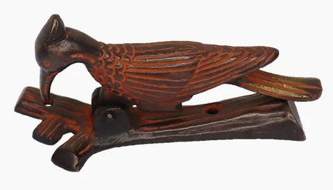 Woodpecker Shape Door Bell Vintage Antique Repro Handcrafted Brass Door Knocker Cover
