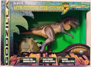 Toy Biz Tail Swinging Baby GODZILLA action figure - Remote Control - Picture 1 of 8