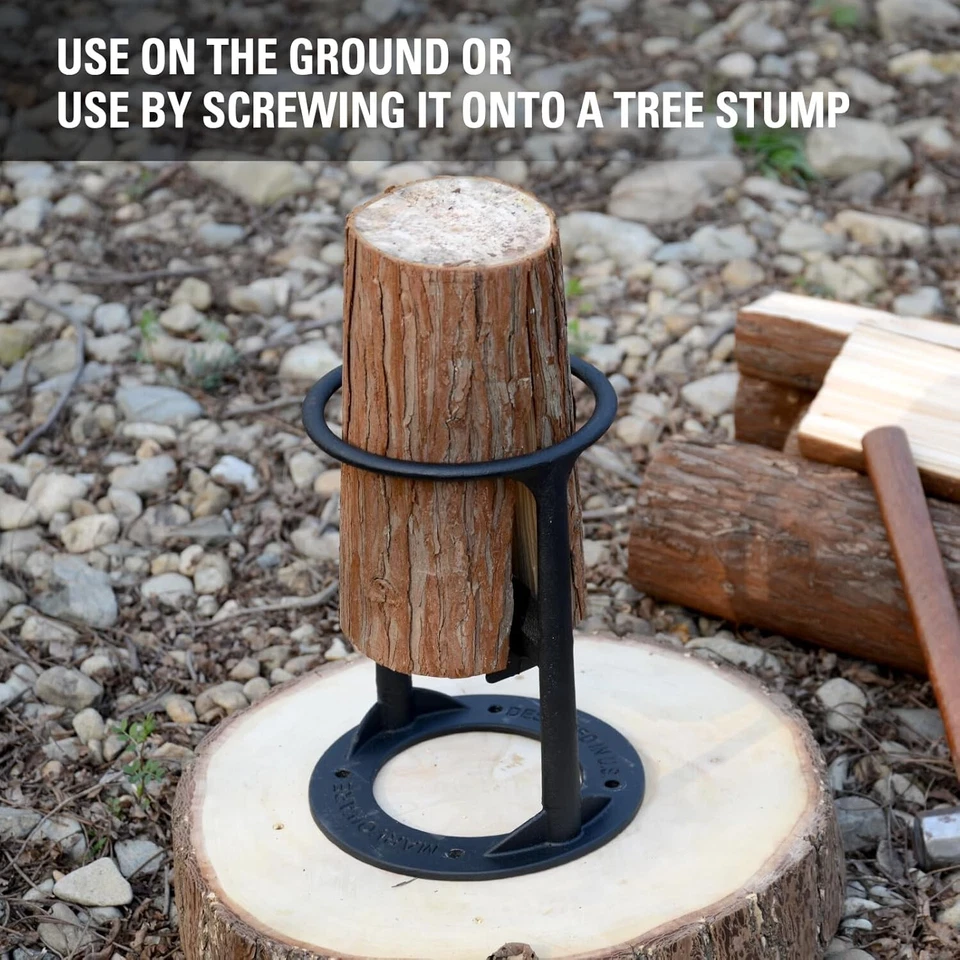 7"Heavy Duty Wood Splitter with Diameter 8",11 lbs Manual Log Splitter Cast-iron - Image 1 of 4