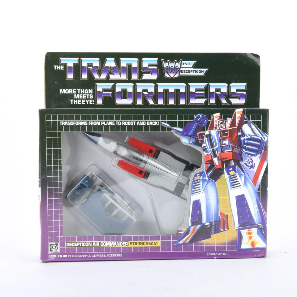 Transformers G1 Starscream Decepticon Vice Commander Action Figure Transforming - Image 1 of 4