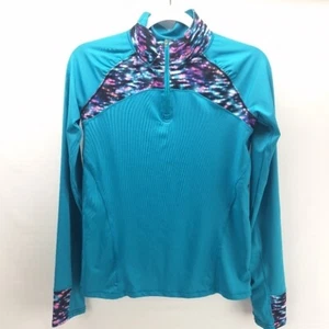 Champion Girls Quarter Zip  Top , Size XL14/16- Teal, Purple, Pink - Picture 1 of 7