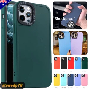 For iPhone 16E 15 14 13 12 11 Pro Max 8 7 Plus Case Bumper Shockproof Cover - Picture 1 of 23
