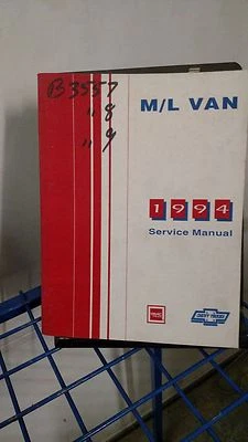 1994 Chevrolet GMC Truck M/L Furgoneta Servicio Manual + Driveability Emisiones - Imagen 1 de 2