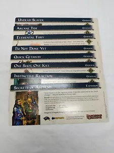 Dungeons And Dragons Campaign Cards Rewards Set 2 Karten 1-8 Komplett - Bild 1 von 17