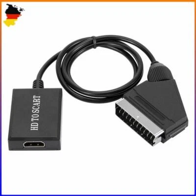 HDMI zu SCART KabelHDMI zu SCART Adapter Video Adapter HDMI zu SCART Konverter - Bild 1 von 4