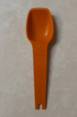 Vintage Tupperware #1271 Measuring Spoon 1 TSP/1½ TSP Orange Teaspoon • 12£