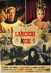 soggettone film I LANCIERI NERI Mel Ferrer Yvonne Furneau Lorella De Luca 1962 - Foto 1 di 1