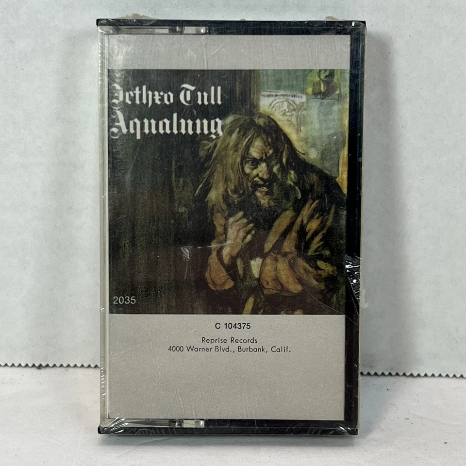 JETHRO TULL  AQUALUNG  CASSETTE TAPE  NEW SEALED  NO BARCODE M 52035 C 104375 - Image 1 of 4
