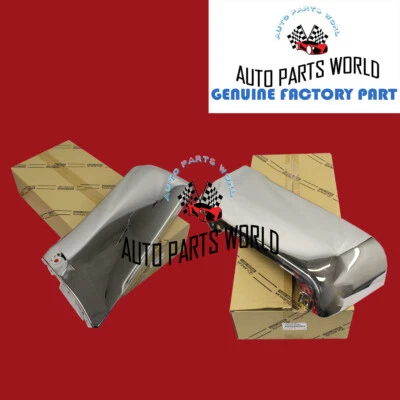 GENUINE OEM TOYOTA 96-02 4RUNNER CHROME LEFT & RIGHT REAR BUMPER EXTENSION SET - Image 1 of 4