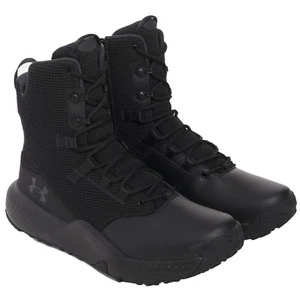 Under Armour 3028313 Men's UA Stellar Side Zip 8" Black Tactical Boots Shoes - Picture 1 of 5