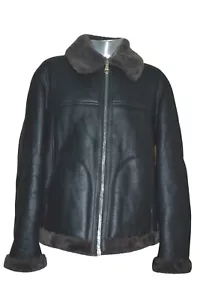 Dunhill Mens Shearling Aviator Jacket Slate Grey “L” Stunning RRP £3495 - Picture 1 of 11