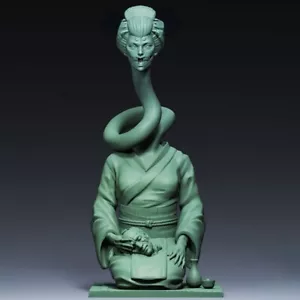 Japanese Horror Monster Resin Figure 1/24 Model Kit Unpainted Unassembled Toys - Picture 1 of 6