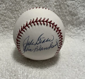 NY YANKEES MULTI SIGNED OMLB BASEBALL John Blanchard Oscar Gamble Jake Gibbs + - Picture 1 of 4