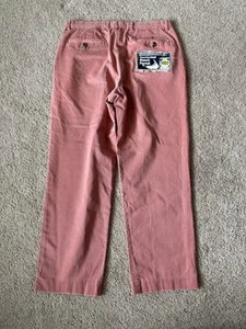 Nobby Clothes Shop x Cheryl Fudge Nantucket Light Washed Red Chino Pants 34x28 - Picture 1 of 11