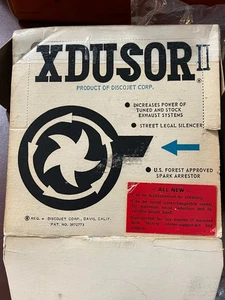 70s Vintage Discojet brand ZDUSOR II Spark Arrestor-NOS/MIB/Scarce - Picture 1 of 4