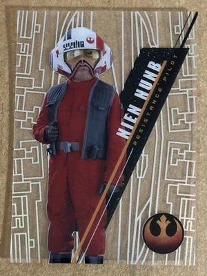 2016 STAR WARS HIGH TEK NIEN NUNB PATTERN 3 FORM 2 SW-99 TOPPS - Image 1 of 2