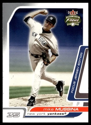Mike Mussina 2003 Fleer Focus Jersey Edition #62 New York Yankees - Image 1 of 2