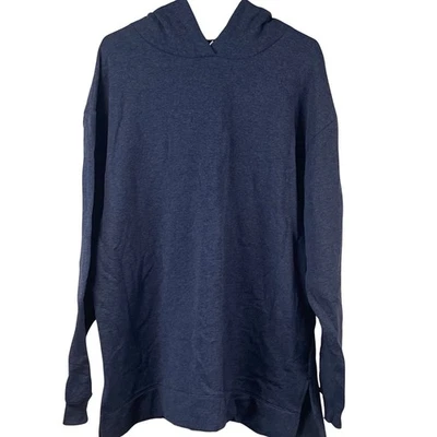 Sudadera con capucha Hanes EcoSmart para mujer talla XL azul sudadera sin etiquetas comodidad suave Foto 1 de 4