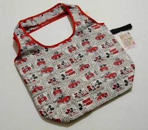 Disney Store Japón Mickey y Minnie Mouse Bolso Aislado Nuevo con Etiquetas 13" x 18" Cremallera - Imagen 1 de 7