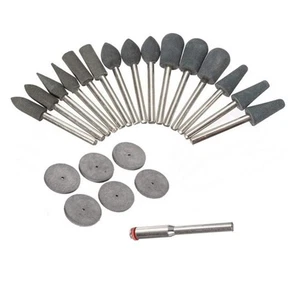 Rubber Grinding Tool Kit 22Pcs for Rotary Tools Polishing and Deburring - Picture 1 of 8
