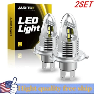 H4 9003 LED Headlight Kit Bulb High Low Beam White 8000LM Super Bright 4x AUXITO - Picture 1 of 12