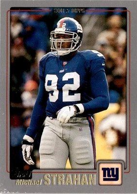2001 Topps #112 Michael Strahan New York Giants - Image 1 of 2