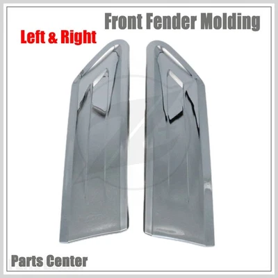 Front Fender Molding Left Right Side Chrome For 2013-2015 BMW 750Li / xDrive F02 - Image 1 of 4