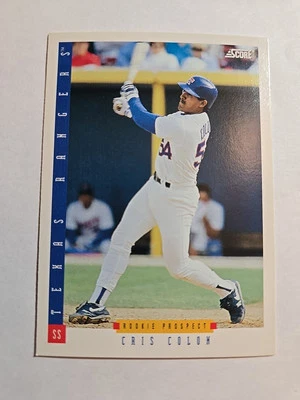 1993 Score Cris Colon #314 - Image 1 of 2
