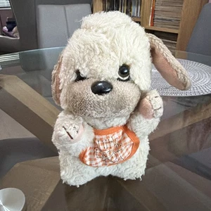 Vintage Applause Little Beggar Hund weiches Stofftier Plüschtier Etikett 1982 Korea - Bild 1 von 2