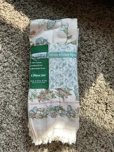 Vintage Kitchen Essentials Dish Towel Set Of 5 NEW In Package - Picture 1 of 7