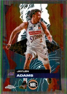 2024 2025 Sydney Kings NBL Basketball Topps Chrome Card - Jaylen Adams - Picture 1 of 3