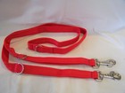 Police Style/double ended 6ft training dog lead strong med/large dog 2.5cm wide
