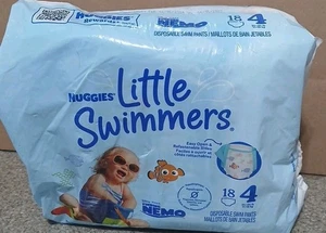 Hugggies Little Swimmers 18 swim pants size 4 24-34 lbs. Finding Nemo - Picture 1 of 2