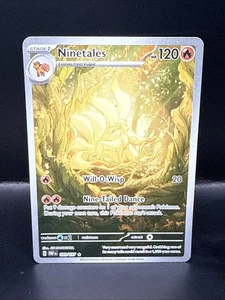 Pokémon TCG Ninetales 199/197 Obsidian Flames Full Art Illustration - Picture 1 of 5
