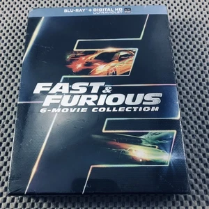 Fast & Furious: 6-Movie Collection Blu-ray Digital Vin Diesel *Factory Sealed* - Picture 1 of 7