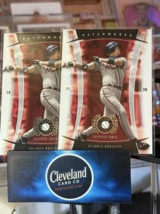 Fleer Patchworks #27 Chipper Jones 2005 (lote de 2 tarjetas) - Imagen 1 de 1