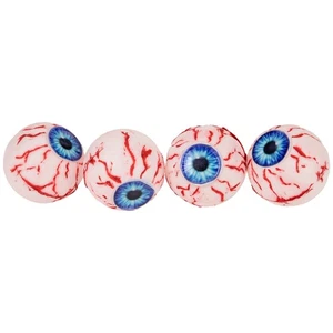 Northlight Juego de 4 globos oculares inyectados en sangre decoraciones de Halloween 2" - Imagen 1 de 8