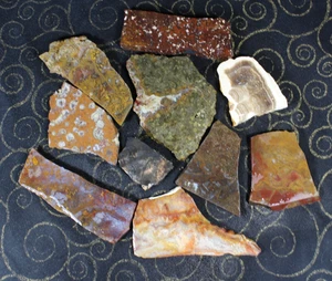 Jasper | Agate | More | Slab Lot - 1 LB, 4 Ozs - Lapidary | Crafts ! - Picture 1 of 12